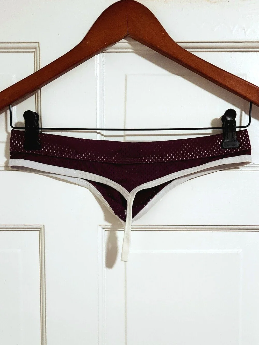 😈Wang Jiang😈 - Purple/White Mesh G-String